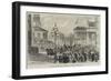 Mr Bright at Birmingham, Reception at the Town Council House-null-Framed Giclee Print