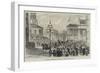 Mr Bright at Birmingham, Reception at the Town Council House-null-Framed Giclee Print