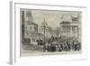 Mr Bright at Birmingham, Reception at the Town Council House-null-Framed Giclee Print