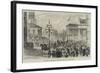 Mr Bright at Birmingham, Reception at the Town Council House-null-Framed Giclee Print