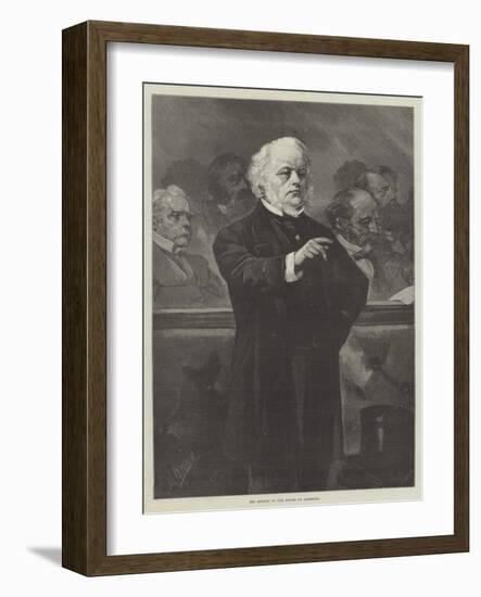 Mr Bright in the House of Commons-null-Framed Giclee Print