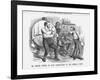 Mr. Bright Offers to Give Satisfaction to the Liberal Party, 1858-null-Framed Giclee Print