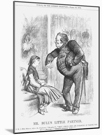 Mr Bull's Little Partner, 1878-Joseph Swain-Mounted Giclee Print