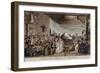 Mr Bullock's Exhibition of Laplanders at the Egyptian Hall, Piccadilly, 1822-Thomas Rowlandson-Framed Giclee Print