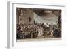 Mr Bullock's Exhibition of Laplanders at the Egyptian Hall, Piccadilly, 1822-Thomas Rowlandson-Framed Giclee Print