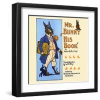 Mr. Bunny, His Book By Adam L. Sutton-W.H. Fry-Framed Art Print