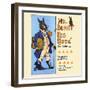 Mr. Bunny, His Book By Adam L. Sutton-W.H. Fry-Framed Art Print