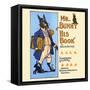 Mr. Bunny, His Book by Adam L. Sutton-W.H. Fry-Framed Stretched Canvas