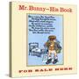 Mr. Bunny-His Book, For Sale Here-W.H. Fry-Stretched Canvas