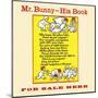 Mr. Bunny-His Book, For Sale Here-W.H. Fry-Mounted Art Print