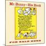 Mr. Bunny-His Book, For Sale Here-W.H. Fry-Mounted Art Print