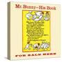 Mr. Bunny - His Book, for Sale Here-W.H. Fry-Stretched Canvas