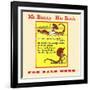 Mr. Bunny - His Book, for Sale Here-W.H. Fry-Framed Art Print