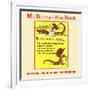 Mr. Bunny - His Book, for Sale Here-W.H. Fry-Framed Art Print