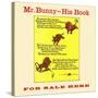 Mr. Bunny-His Book, For Sale Here-W.H. Fry-Stretched Canvas