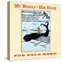 Mr. Bunny-His Book, For Sale Here-W.H. Fry-Stretched Canvas