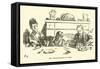 Mr Burwin-Fosselton at Supper-Weedon Grossmith-Framed Stretched Canvas