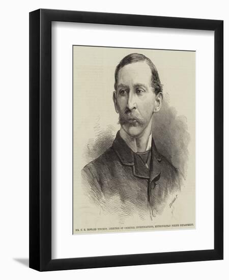 Mr C E Howard Vincent, Director of Criminal Investigations, Metropolitan Police Department-null-Framed Giclee Print