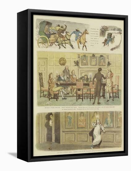 Mr Carlyon's Christmas-Randolph Caldecott-Framed Stretched Canvas