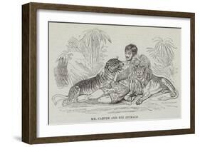 Mr Carter and His Animals-null-Framed Giclee Print