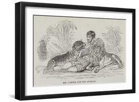 Mr Carter and His Animals-null-Framed Giclee Print