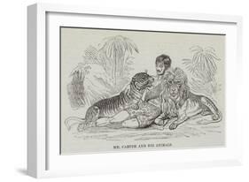 Mr Carter and His Animals-null-Framed Giclee Print