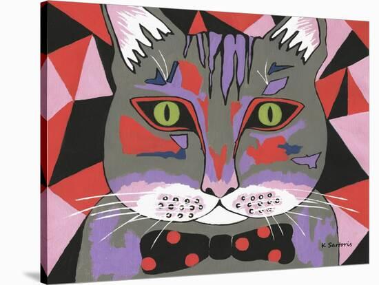 Mr Cat-Sartoris ART-Stretched Canvas