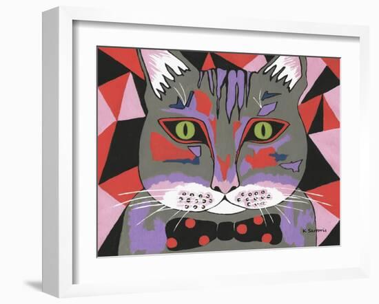 Mr Cat-Sartoris ART-Framed Giclee Print