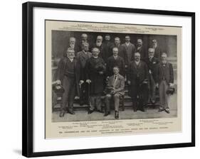 Mr Chamberlain and His Chief Assistants at the Colonial Office and the Colonial Premiers-null-Framed Giclee Print