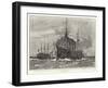 Mr Chamberlain's Departure for South Africa, H M S Good Hope Passing Out of Portsmouth Harbour-Charles Edward Dixon-Framed Giclee Print