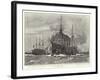 Mr Chamberlain's Departure for South Africa, H M S Good Hope Passing Out of Portsmouth Harbour-Charles Edward Dixon-Framed Giclee Print