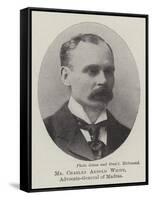 Mr Charles Arnold White, Advocate-General of Madras-null-Framed Stretched Canvas