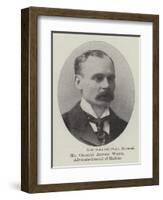 Mr Charles Arnold White, Advocate-General of Madras-null-Framed Giclee Print