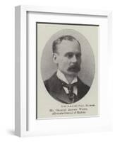 Mr Charles Arnold White, Advocate-General of Madras-null-Framed Giclee Print