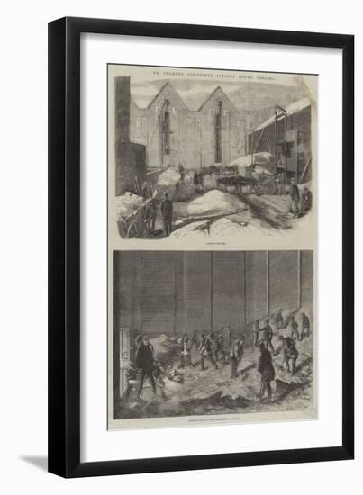 Mr Charles' Ice-Stores, Lindsey House, Chelsea-Robert Thomas Landells-Framed Giclee Print