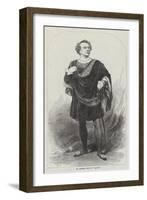 Mr Charles Kean as Hamlet-null-Framed Giclee Print