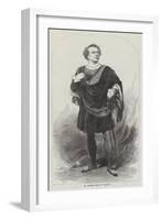 Mr Charles Kean as Hamlet-null-Framed Giclee Print