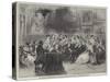 Mr Charles Kemble Reading Shakespeare before Her Majesty, at Buckingham Palace-null-Stretched Canvas