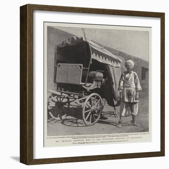 Mr Charles Neufeld, One of the Prisoners Rescued at Omdurman-null-Framed Giclee Print