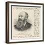 Mr Charles Russell, Late President of the Institute of Journalists-null-Framed Giclee Print