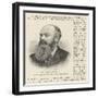 Mr Charles Russell, Late President of the Institute of Journalists-null-Framed Giclee Print