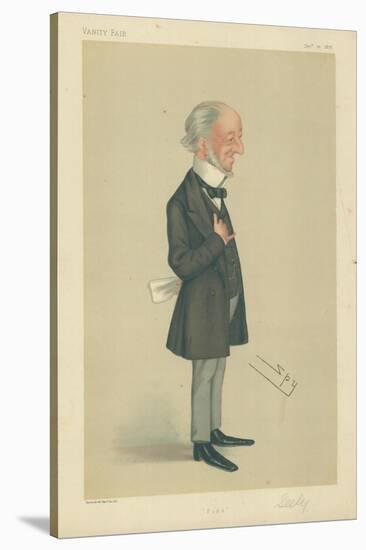 Mr Charles Seely, Pigs, 21 December 1878, Vanity Fair Cartoon-Sir Leslie Ward-Stretched Canvas