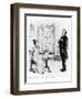 Mr. Collins and Elizabeth, from "Pride and Prejudice" by Jane Austen circa 1894-Hugh Thomson-Framed Giclee Print