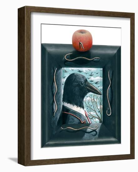 Mr Crow-PJ Crook-Framed Giclee Print