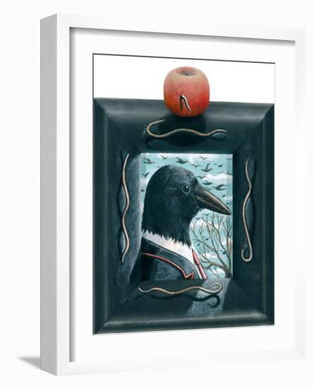 Mr Crow-PJ Crook-Framed Giclee Print