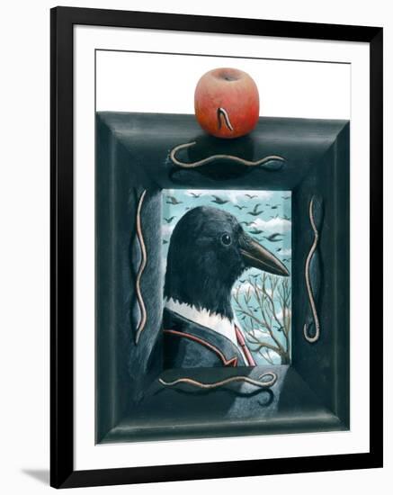 Mr Crow-PJ Crook-Framed Giclee Print