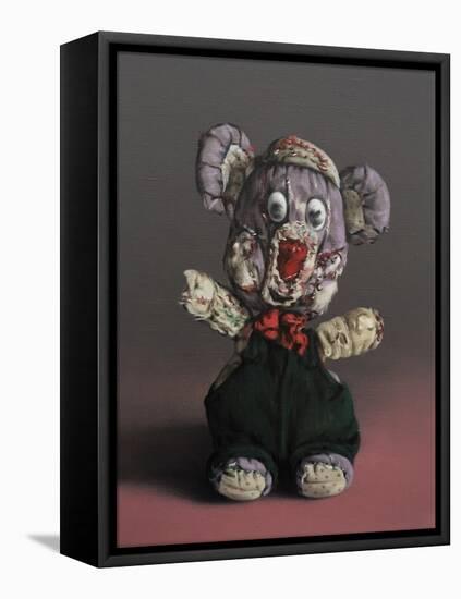 Mr Cuddly, 2018,-Peter Jones-Framed Stretched Canvas