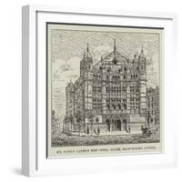 Mr D'Oyly Carte's New Opera House, Shaftesbury Avenue-null-Framed Giclee Print