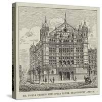 Mr D'Oyly Carte's New Opera House, Shaftesbury Avenue-null-Stretched Canvas