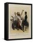 Mr De Robert Macaire, Cook-Honore Daumier-Framed Stretched Canvas